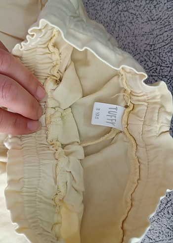 4 Yaş Beden kız çocuk Keten Pantolonve siyah tayt