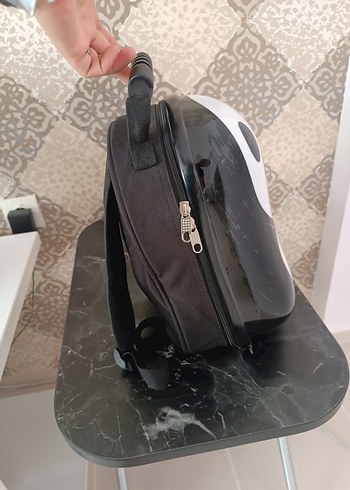 Renkli Panda Desenli Çocuk Okul Çantası - Görsel 2