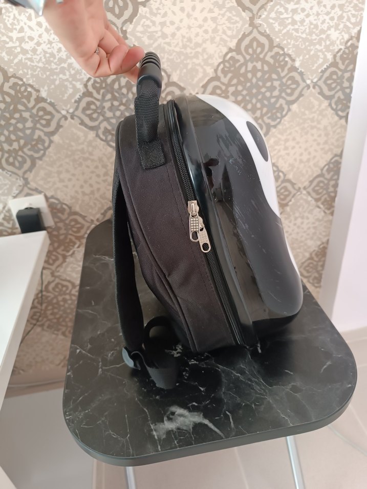 Renkli Panda Desenli Çocuk Okul Çantası - Görsel 2