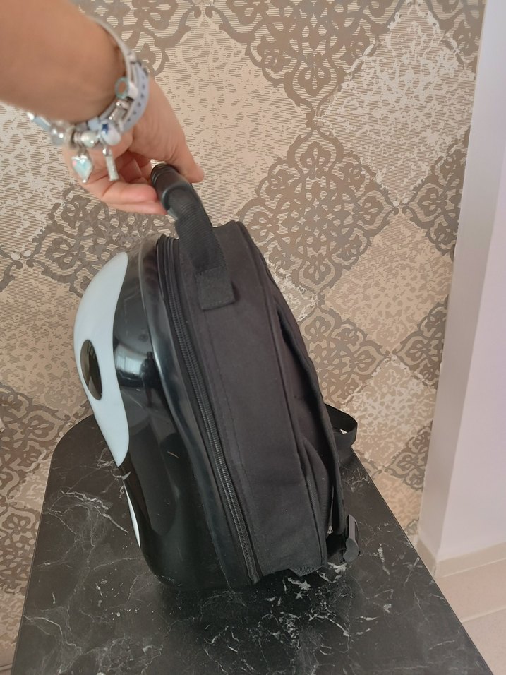 Renkli Panda Desenli Çocuk Okul Çantası - Görsel 4