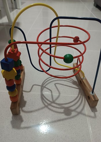 Renkli Ahşap Eğitici Oyuncak - Görsel 3