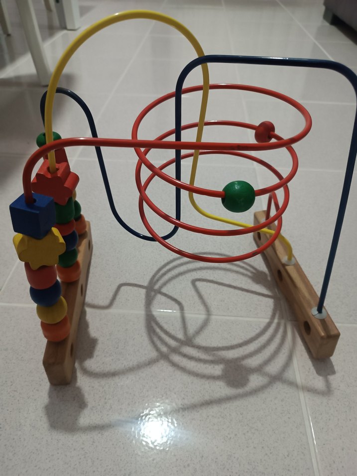 Renkli Ahşap Eğitici Oyuncak - Görsel 3