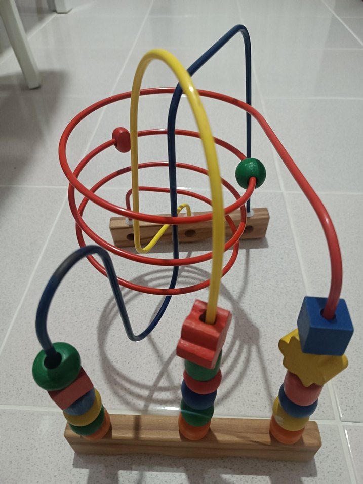 Renkli Ahşap Eğitici Oyuncak - Görsel 4