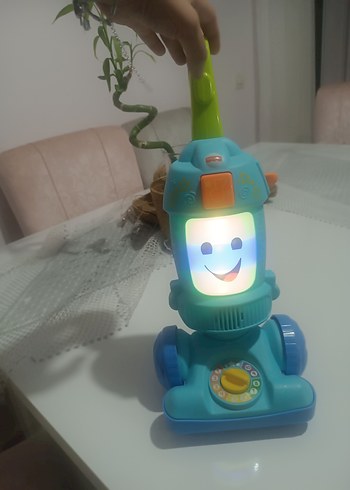 Fisher Price Renkli Işıklı Eğitici Oyuncak Süpürge - Görsel 3