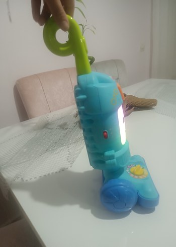 Fisher Price Renkli Işıklı Eğitici Oyuncak Süpürge - Görsel 6