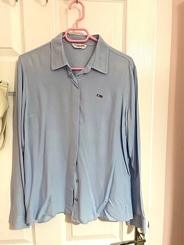 U.S Polo Assn. Polo mavi gömlek