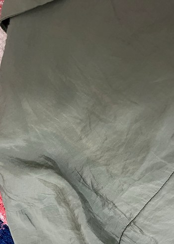 Düğmeli yeşil Kadın Gömlek - Görsel 4