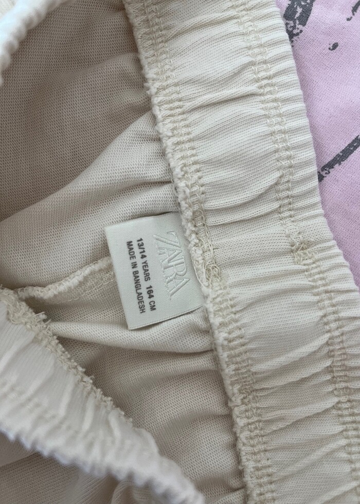 Zara ağır kumaşlı geniş paça pantolon - Görsel 4