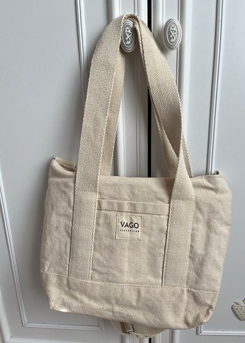 Beyaz Pamuk Kadın Omuz Çantası - Görsel 5