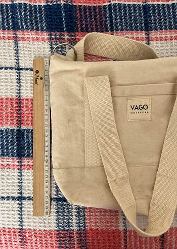 Beyaz Pamuk Kadın Omuz Çantası - Görsel 4