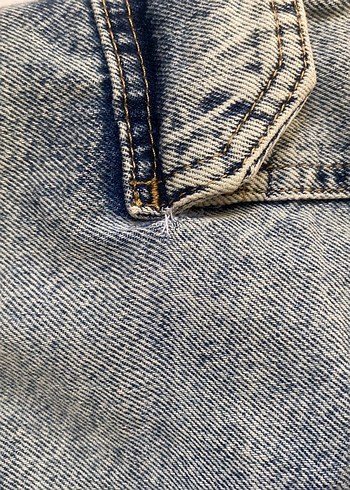 Mavi Denim kısa Etek - Görsel 3