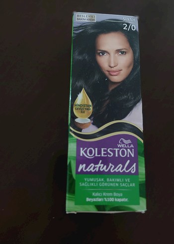 KOLESTON 2/0 SİYAH SAÇ BOYASI - Görsel 2