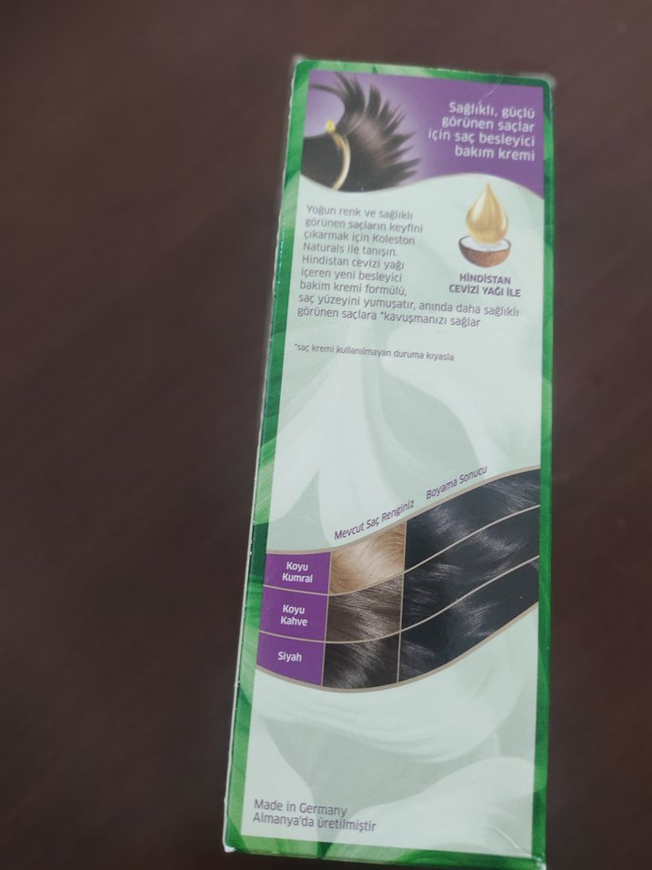 KOLESTON 2/0 SİYAH SAÇ BOYASI - Görsel 4