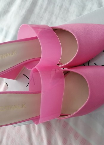Pembe  Kadın Topuklu Ayakkabı - Görsel 2