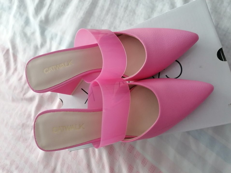 Pembe  Kadın Topuklu Ayakkabı - Görsel 2