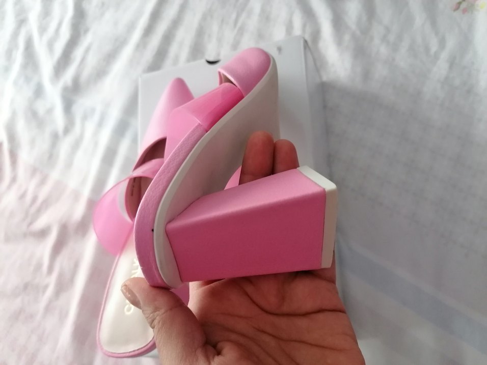 Pembe  Kadın Topuklu Ayakkabı - Görsel 3