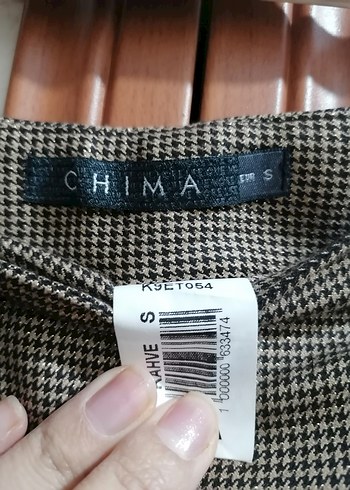 Kahverengi midi etek - Görsel 3