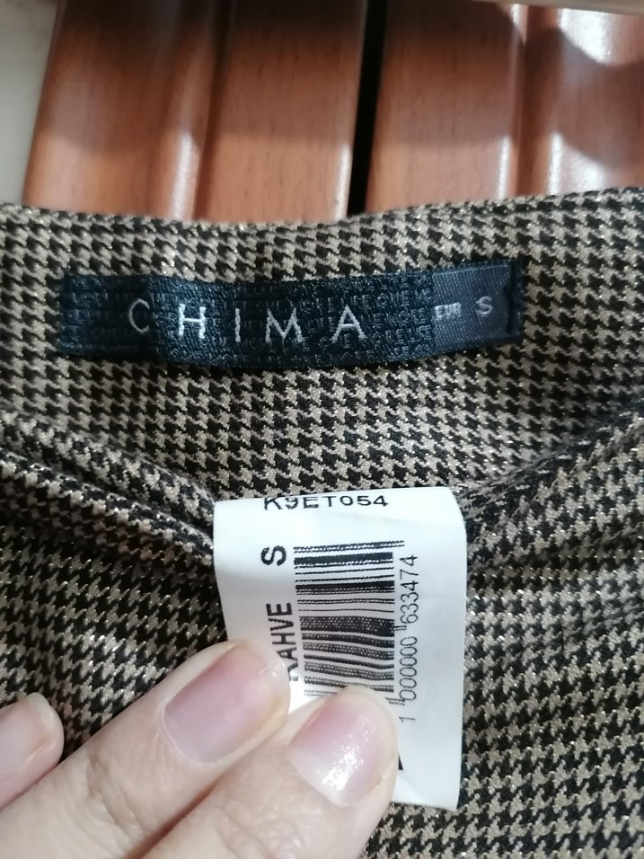 Kahverengi midi etek - Görsel 3