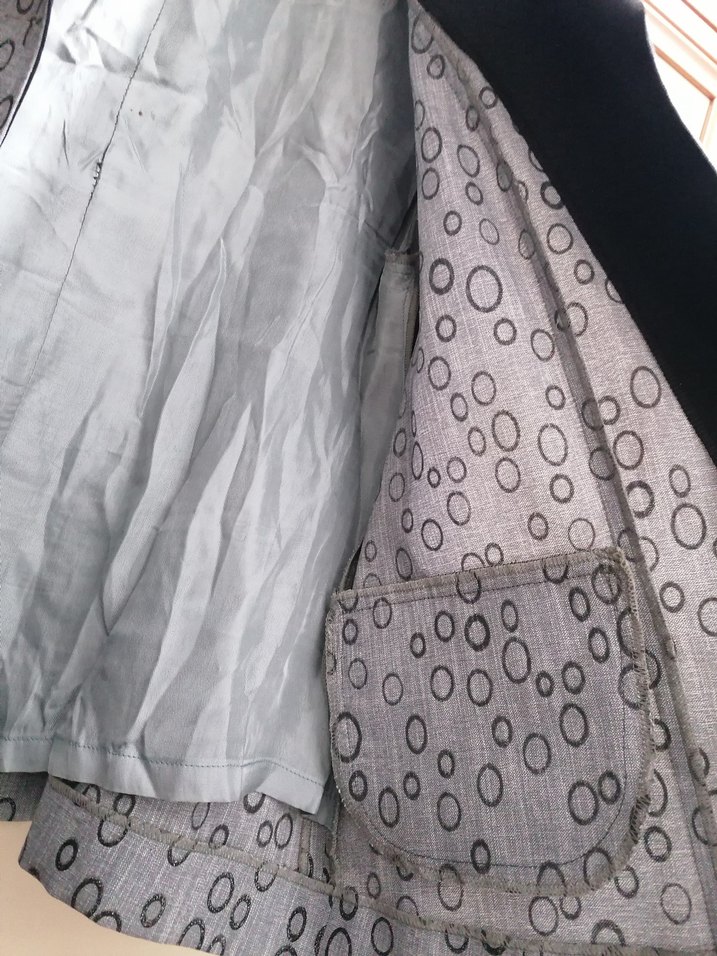 Gri Desenli blazer - Görsel 2