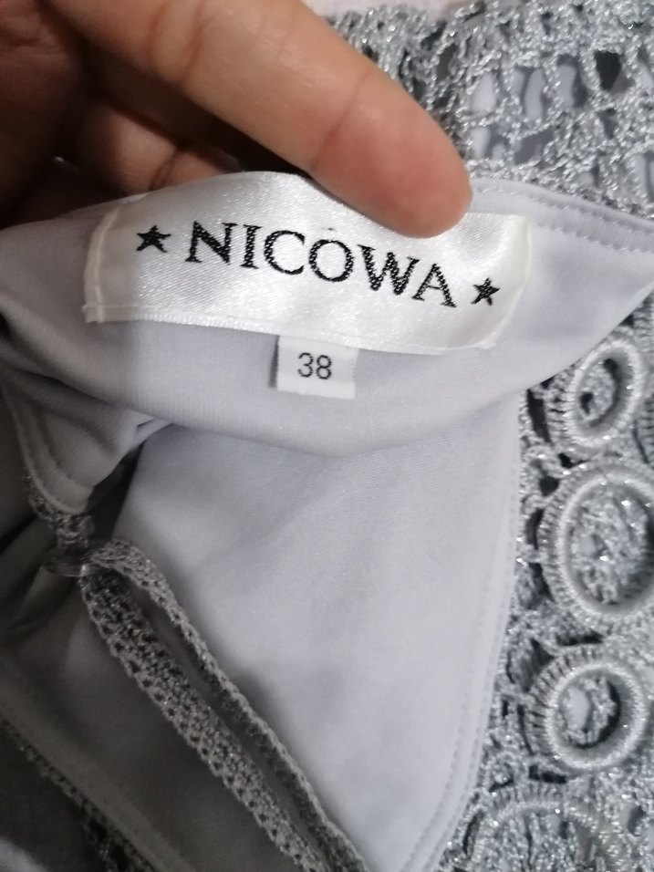 Gri Dantel Detaylı Bohem Kadın Uzun Elbise - Görsel 5