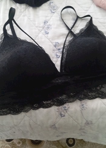 xl Beden siyah Renk Siyah Gotik Dantel Bralet