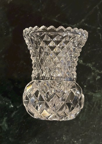 Minyatür Kristal Vazo - Görsel 7