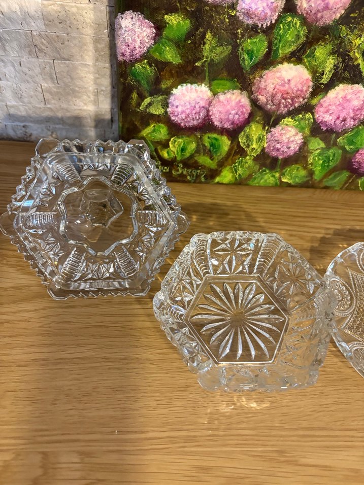 Nostaljik Şekerlik ve Su bardağı Tabağı - Görsel 4