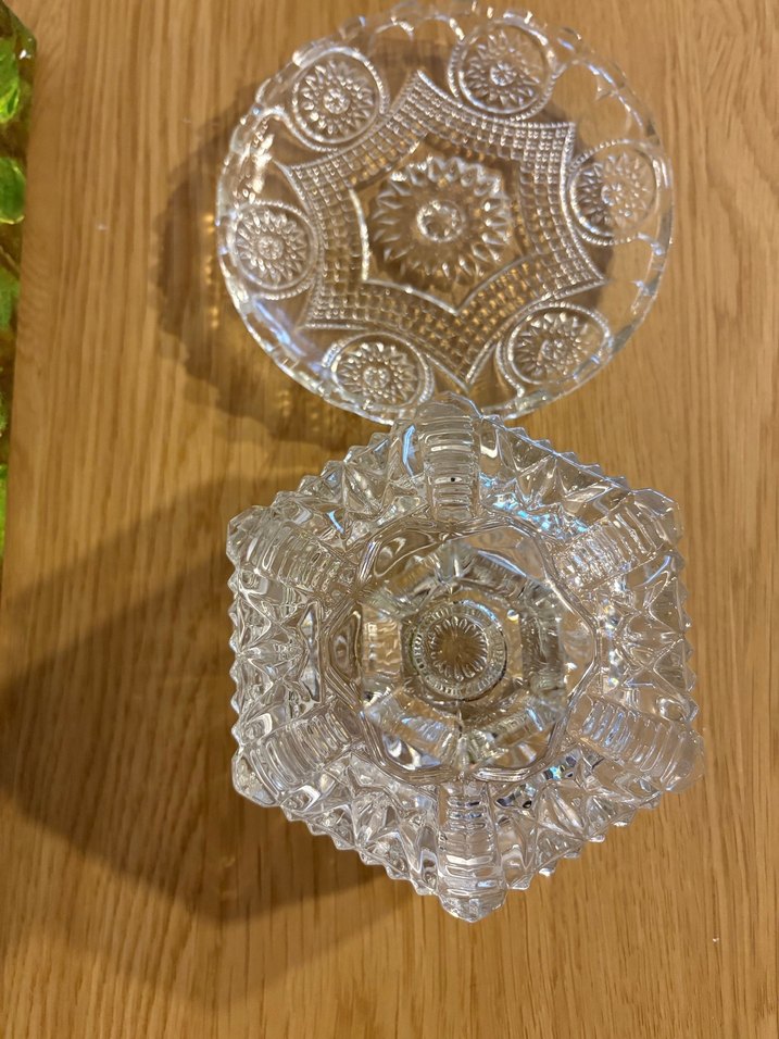 Nostaljik Şekerlik ve Su bardağı Tabağı - Görsel 3