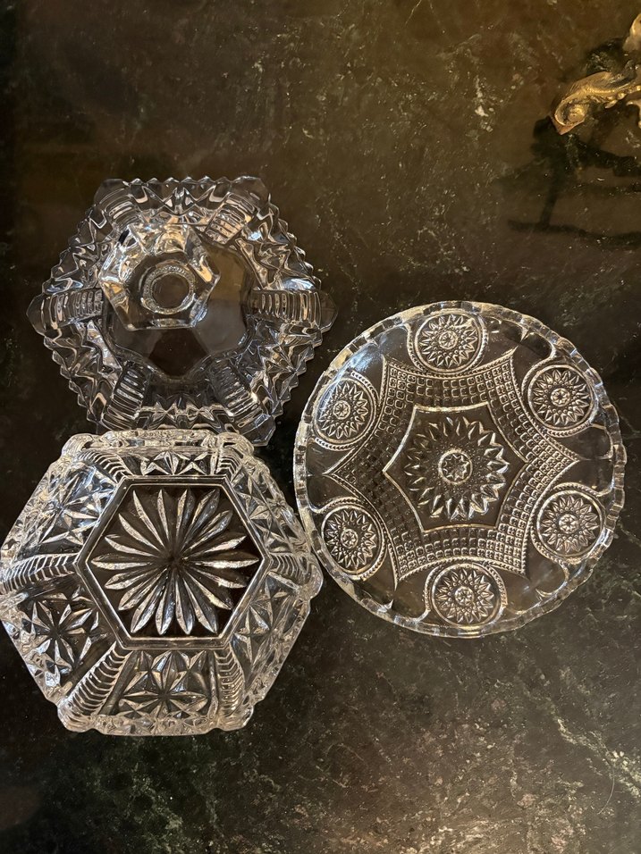 Nostaljik Şekerlik ve Su bardağı Tabağı - Görsel 2