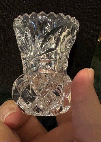 Minyatür Kristal Vazo - Görsel 2