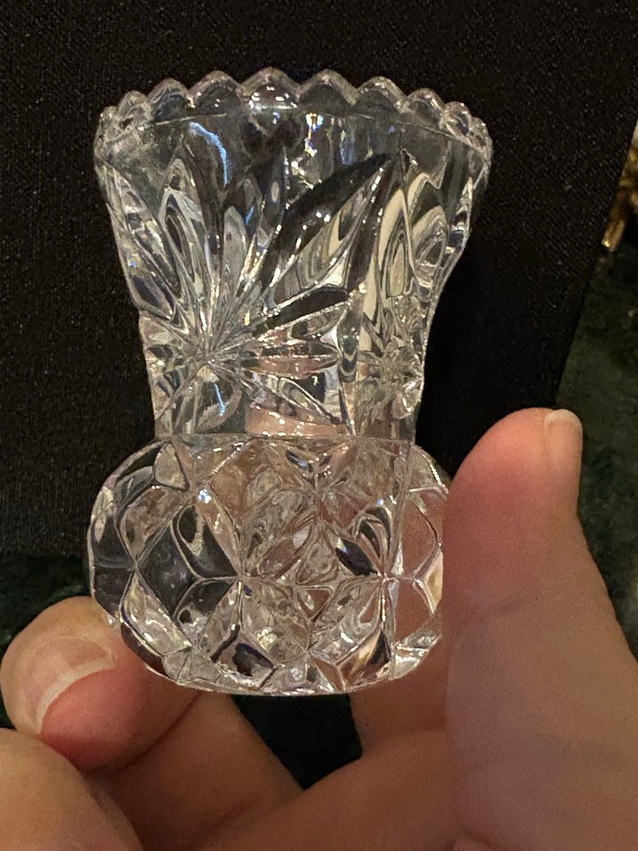 Minyatür Kristal Vazo - Görsel 2