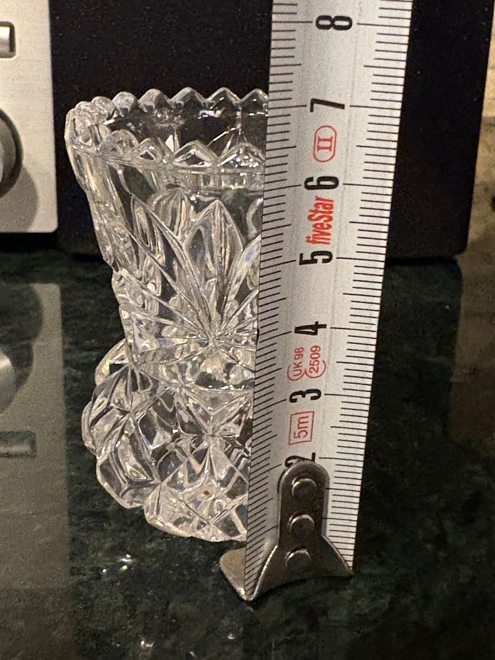 Minyatür Kristal Vazo - Görsel 5