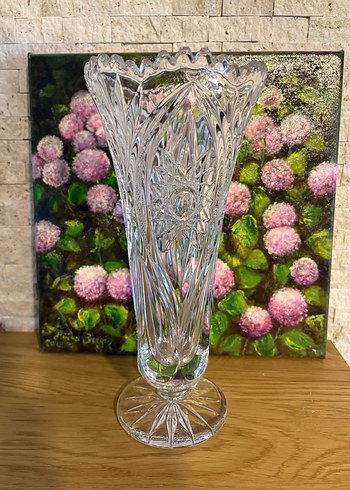 Gerçek Kristal Vazo - Görsel 5