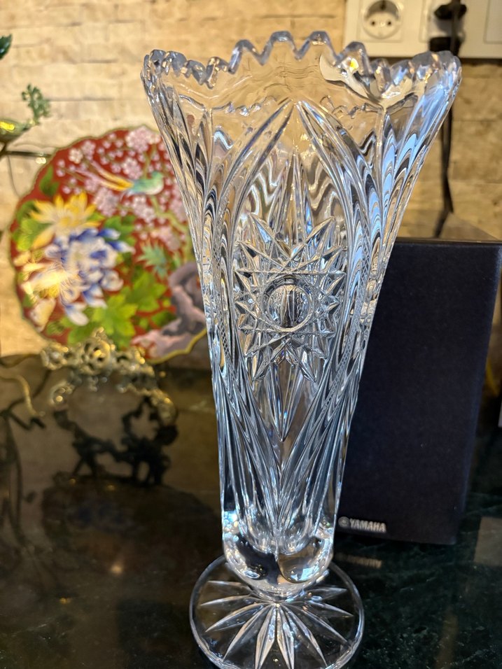 Gerçek Kristal Vazo - Görsel 4