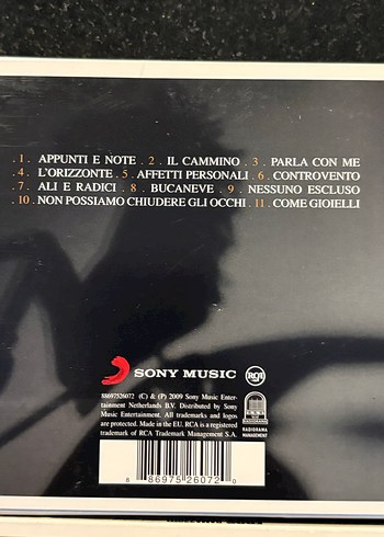 Eros Ramazzotti Çift CD - Görsel 4