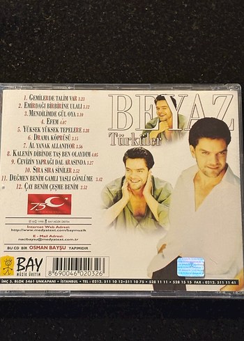 Beyaz - Türküler CD Albümü - Görsel 2