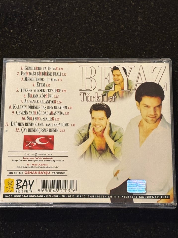 Beyaz - Türküler CD Albümü - Görsel 2
