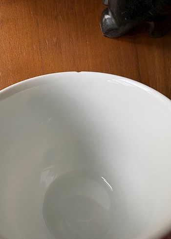 Gri Çiçek Desenli Beyaz Porselen Fincan - Görsel 8