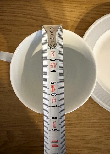 Gri Çiçek Desenli Beyaz Porselen Fincan - Görsel 6