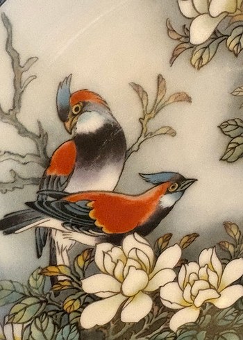 Jingzhen Porselen el yapımı tabak - Görsel 5