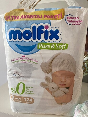 Molfix Molfix pure soft 2 124 adet