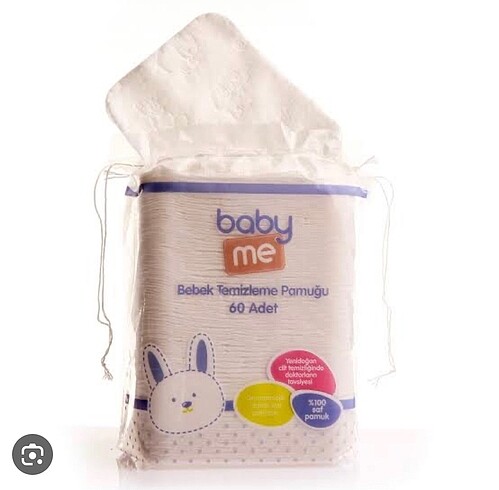 Baby me temizleme pamuğu