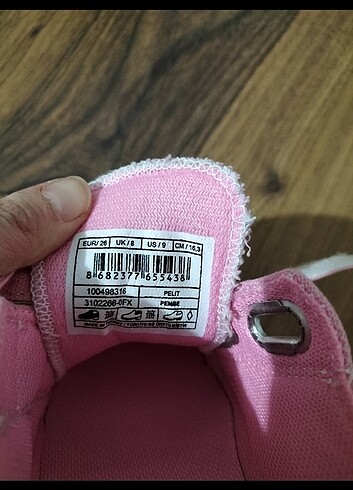 Kinetix Işıklı Keten Cicek işlemeli kız cocuk ayakkabı - Görsel 5