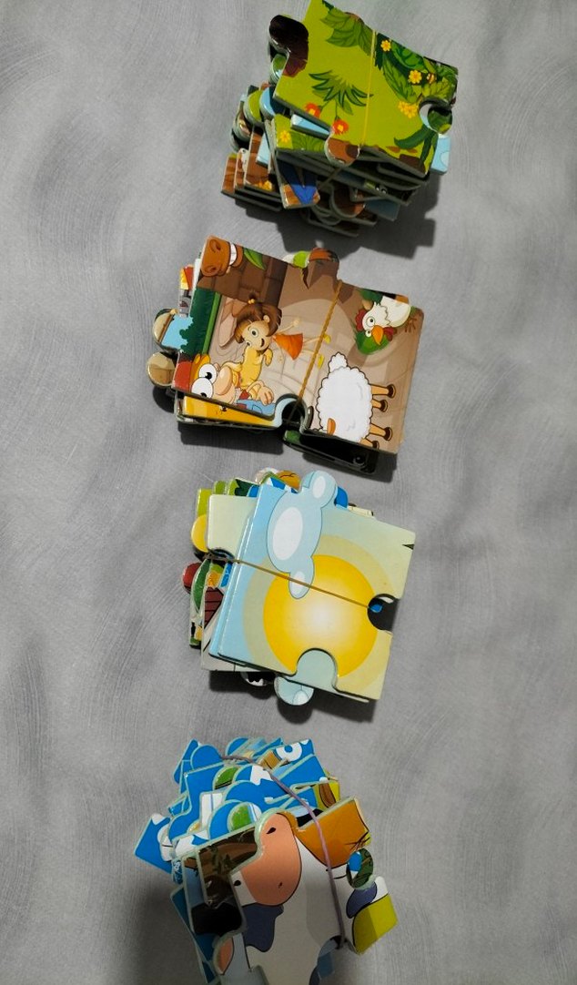 Renkli Çiftlik Temalı Çocuk Yapbozu - Görsel 3