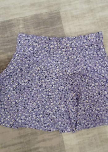 Mor Mini şort Etek