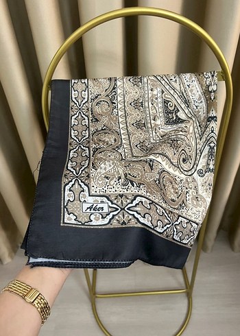 Beden Aker Karışık Desen Bej Şal