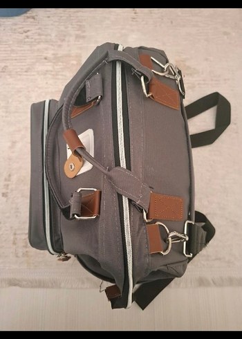 Gri Desenli Bebek Çantası - Görsel 3