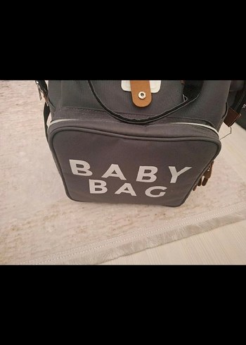 Gri Desenli Bebek Çantası - Görsel 5