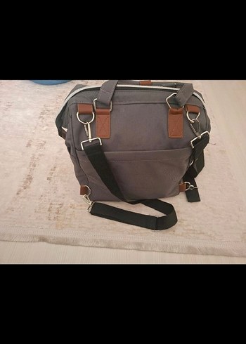 Gri Desenli Bebek Çantası - Görsel 4