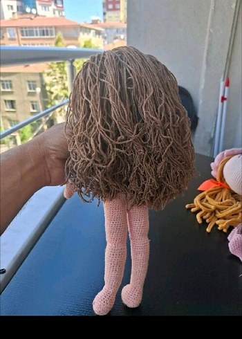 Gri Örgü Denizkızı Bebek - Görsel 2